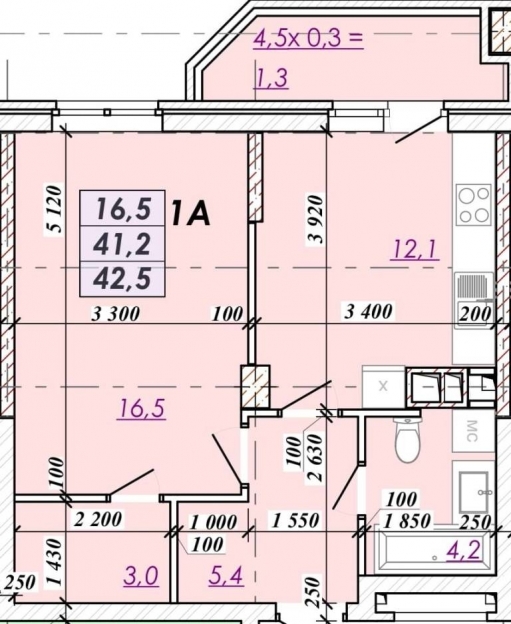 Фото 3 Продажа Квартир Однокомнатная квартира видом на рощу на среднем этаже