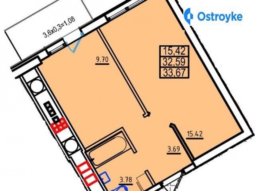 Фото 1 Продажа Квартир Люстдорфская дор. Черноморская дор.