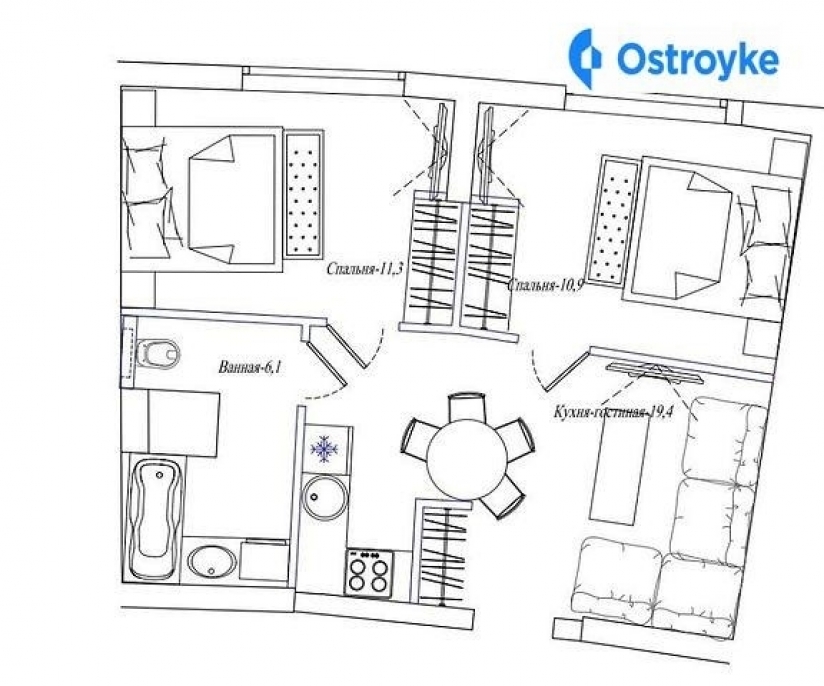 Фото 2 Продажа Квартир Каманина улица