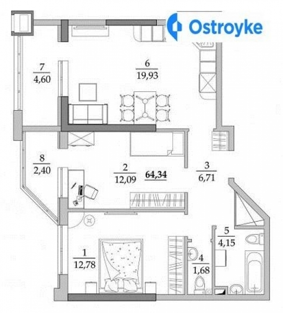 Фото 3 Продажа Квартир Академика Вильямса улица