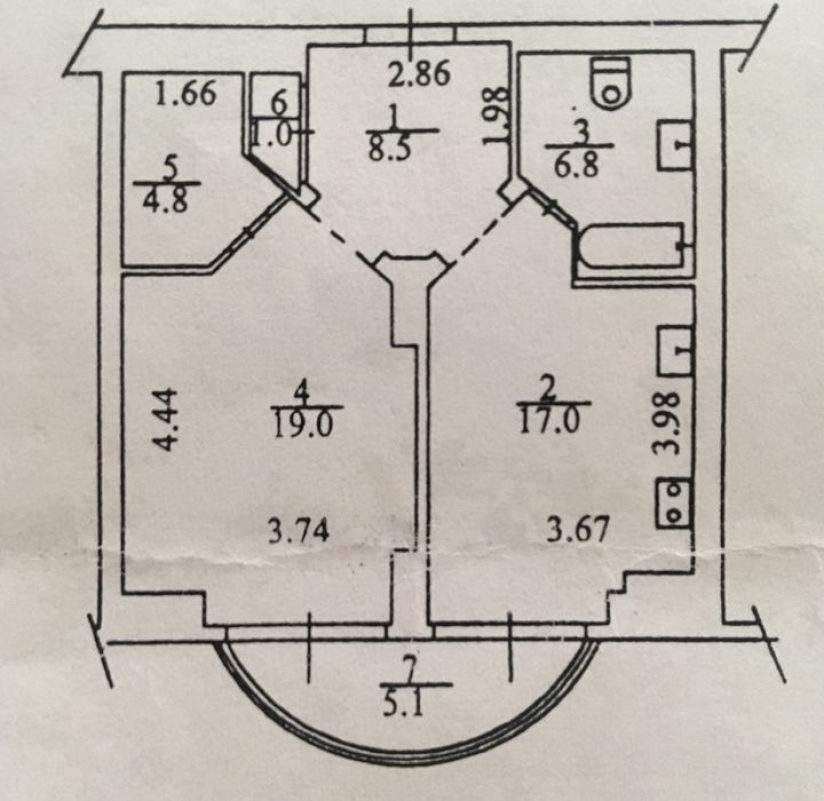 Фото 1 Продажа Квартир Продаётся квартира по ул.Старонаводницкая,4в