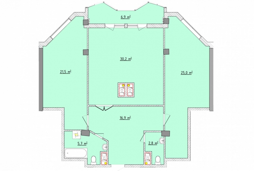 Фото 7 Продажа Квартир Шикарная квартира с отличным видом на море
