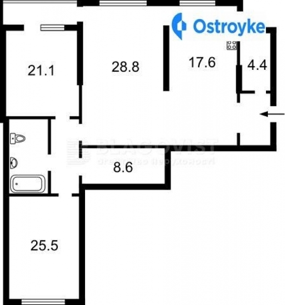 Фото 3 Продажа Квартир Анри Барбюса улица