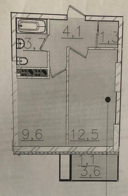 Фото 6 Продажа Квартир Продается 1-нокомнатная квартира на Таирова