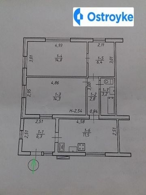 Фото 3 Продажа Квартир Павла Тычины улица