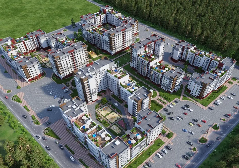 2-кімнатна квартира, 61 м², Мікрорайон № 3, Обухів — фото 5