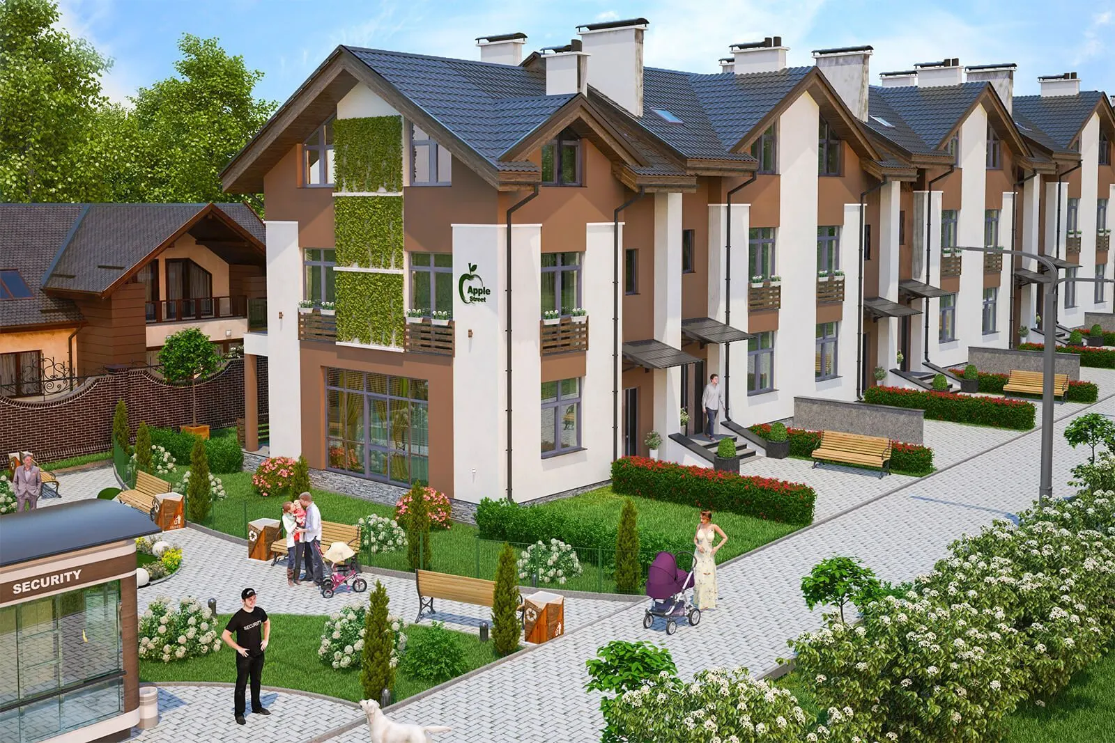 Таунхаусы «Apple Street Residence»