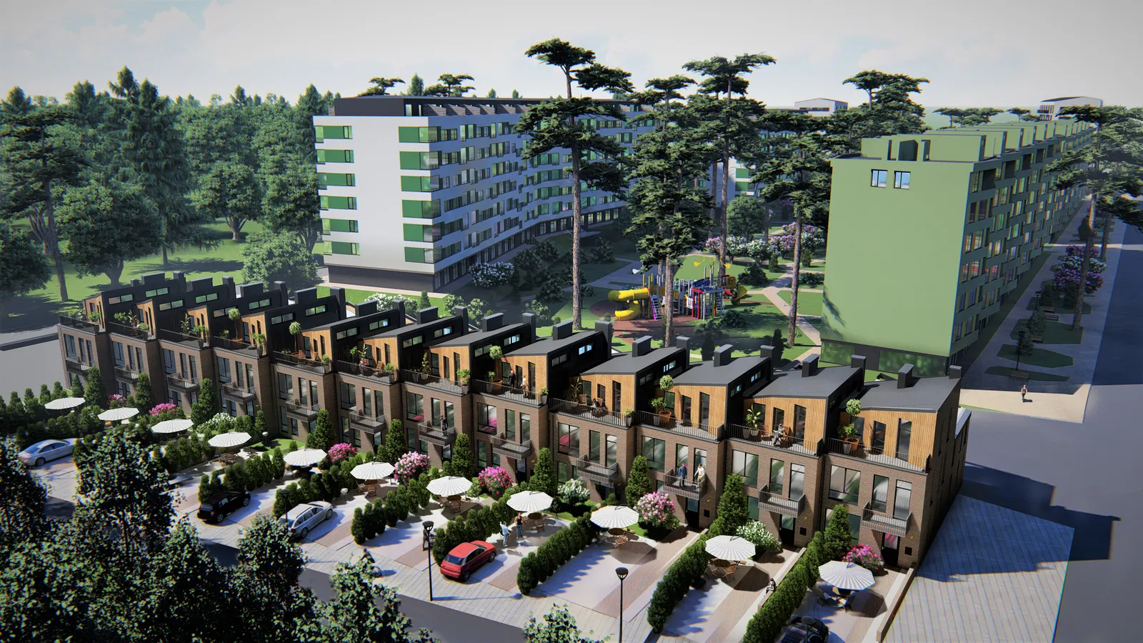 Таунхаусы «Park Town»