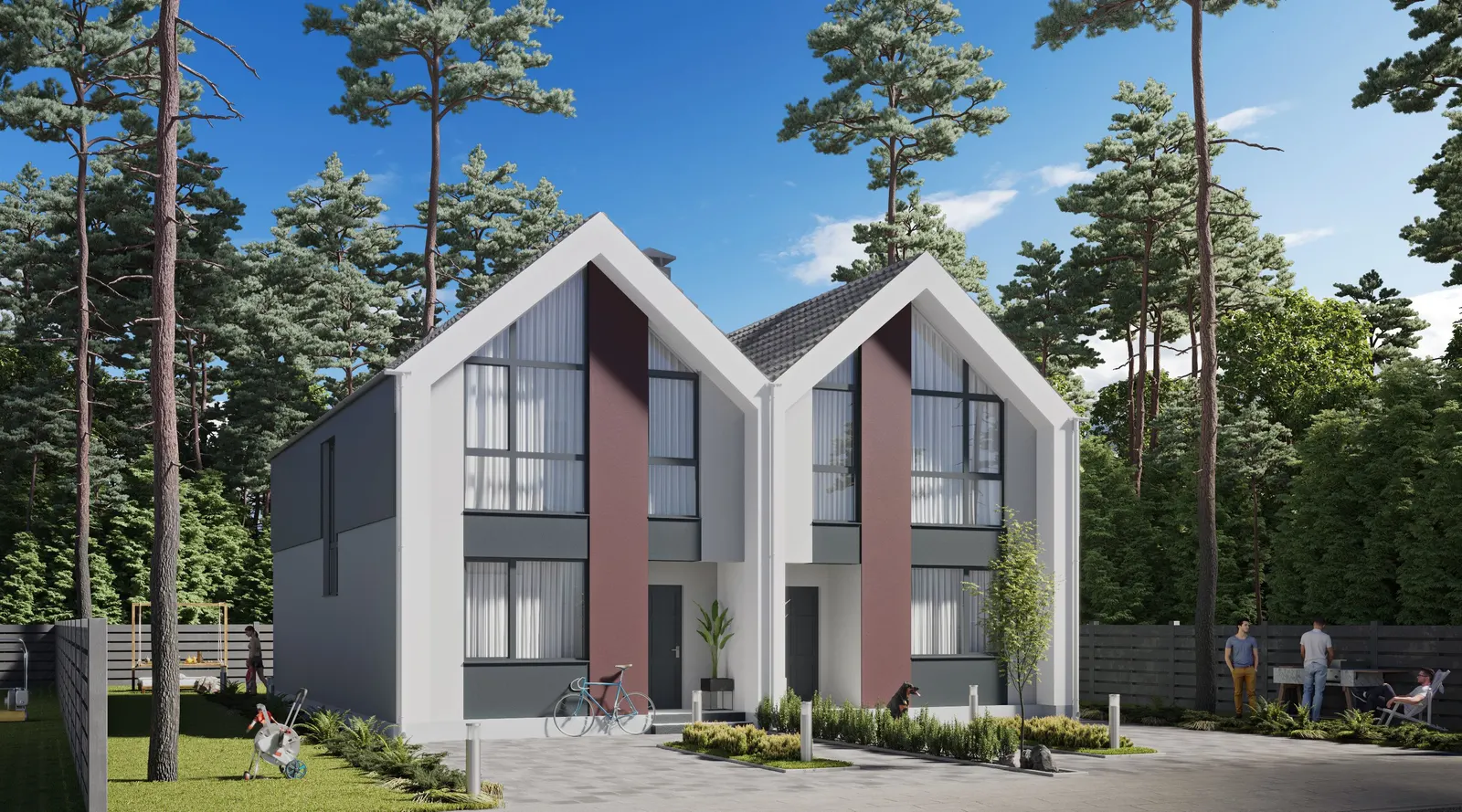 Дуплексы «Scandinavian Residence»