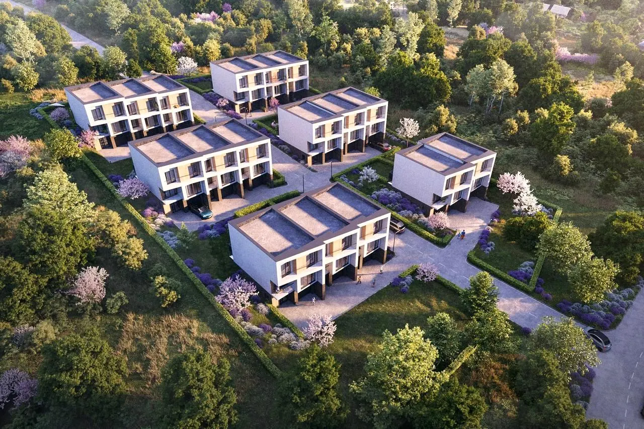 Таунхауси Blooming garden Porshna