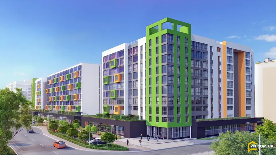 2-комнатная квартира, 64 м², вул. Піонерська, 9, 9а, 14, 18, 20, 22, 24, 26,, Вишнёвое — фото 3