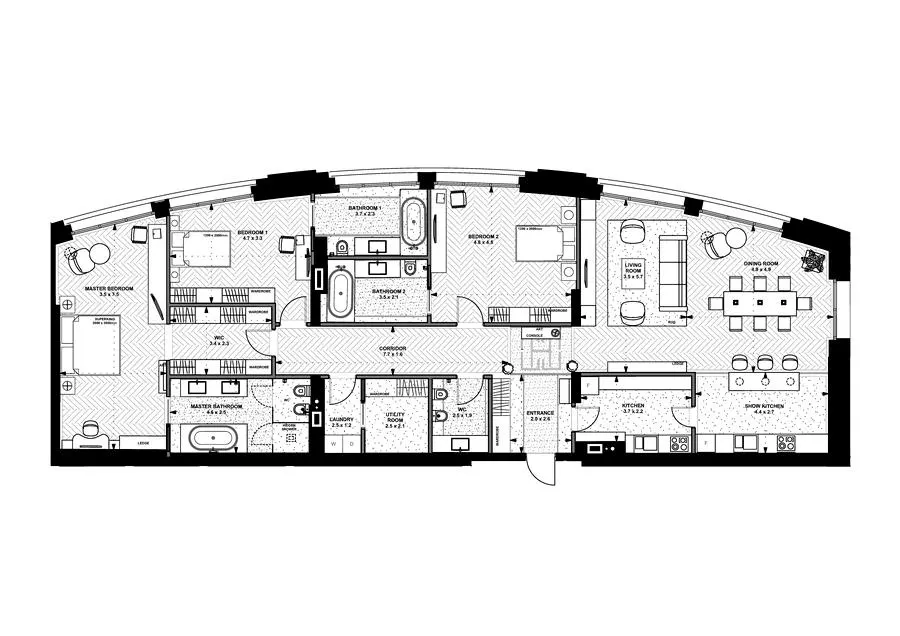 Linden Luxury Residences — 195.9 м²