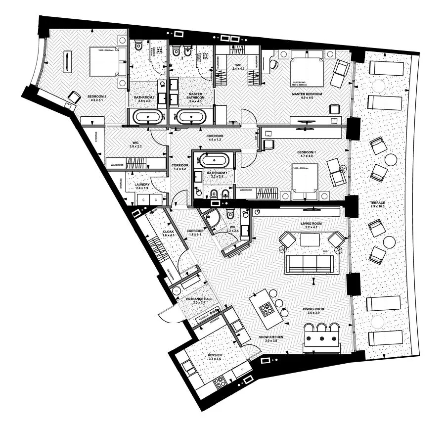 Linden Luxury Residences — 222 м²