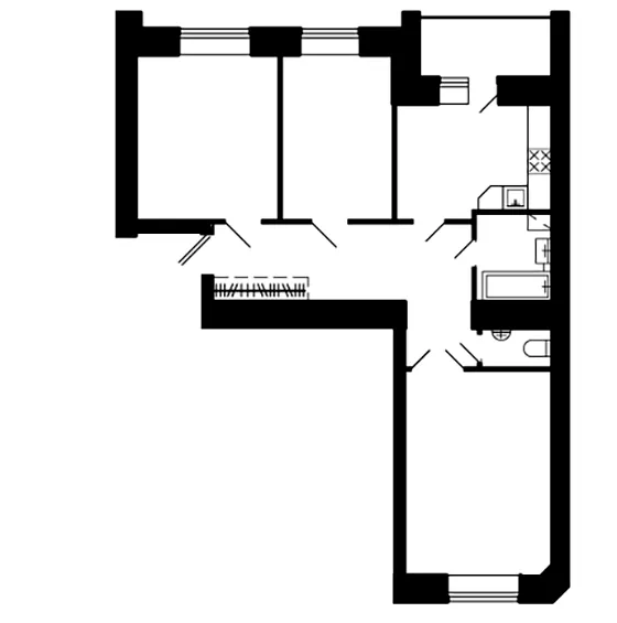 вул. Тролейбусна, 4 — 75.7 м²