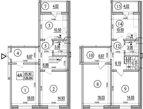 ЖК Еврика — 126.8 м²