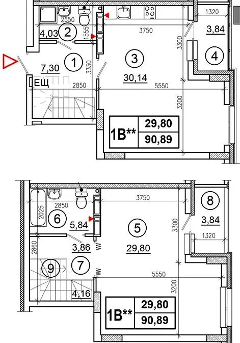 ЖК Эврика — 90.9 м²