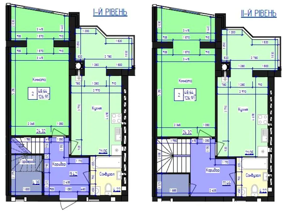 ЖК Кришталеве озеро — 126.9 м²