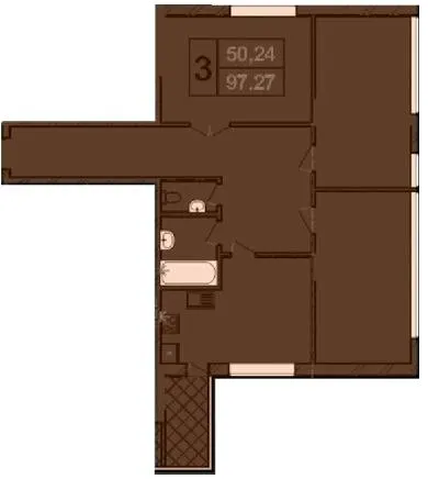 ЖК Olimp Tower — 97.4 м²