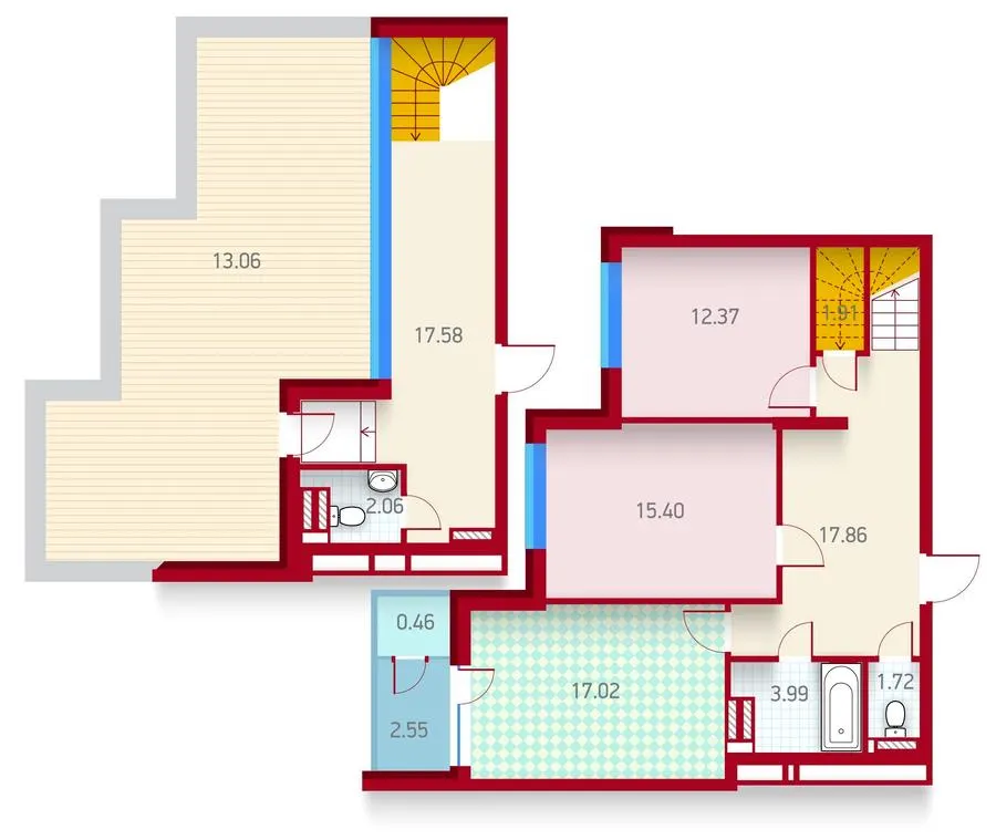 ЖК Покрова — 106 м²