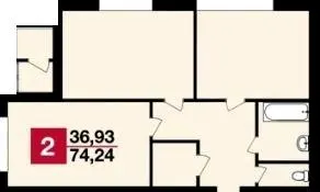 ЖК Сагайдачний — 72 м²