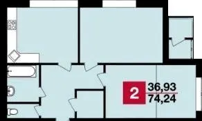 ЖК Сагайдачний — 72 м²