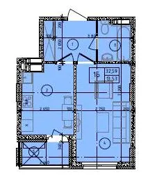 ЖК Маргарита — 32.6 м²