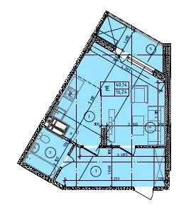 ЖК Маргарита — 40.1 м²