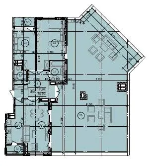 ЖК Маргарита — 171.9 м²
