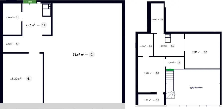 ЖК White Lines — 55.2 м²
