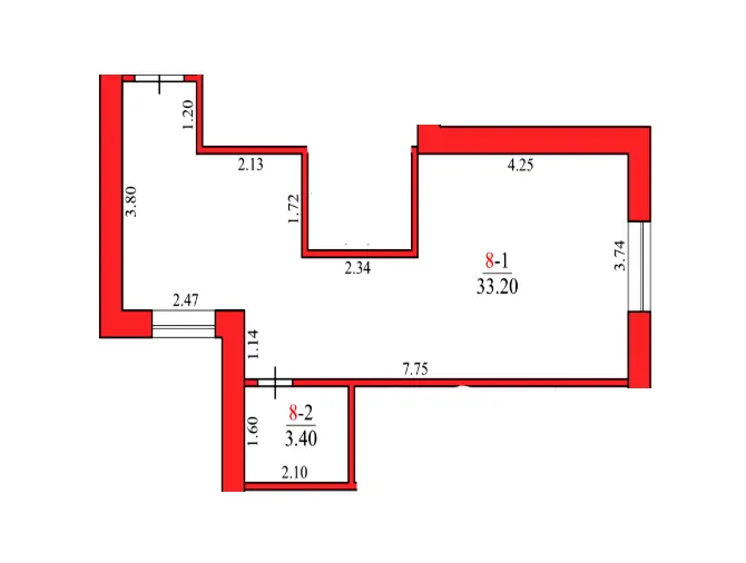 ЖК Конторський — 36.6 м²