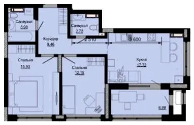 ЖК Passage Park — 68.9 м²