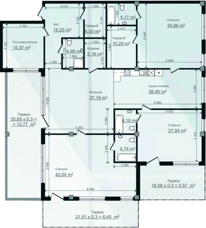 Клубний будинок HillSide — 265 м²