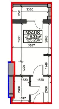 ЖК Британський дім — 25.3 м²