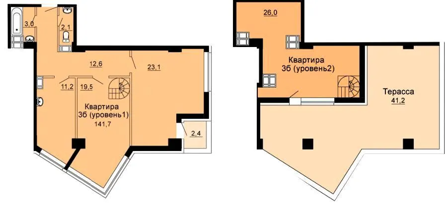 ЖК SkyCity — 141.7 м²