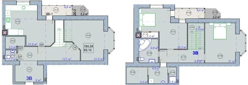 вул. Першотравнева, 7 — 154.3 м²