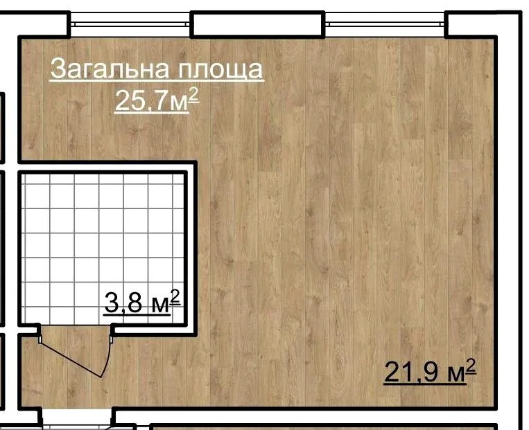 ЖК Geneva — 25.7 м²