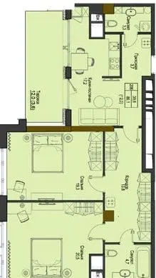 ЖК Перший Французький — 86.1 м²