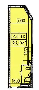 ЖК Скориковский — 30.2 м²