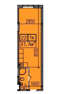ЖК Скориковский — 31.7 м²
