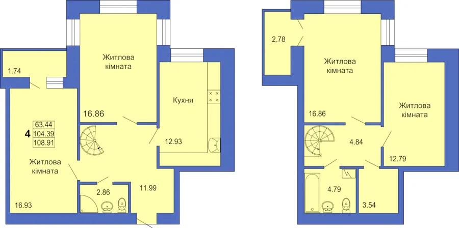 вул. Миру, 18в — 115.1 м²
