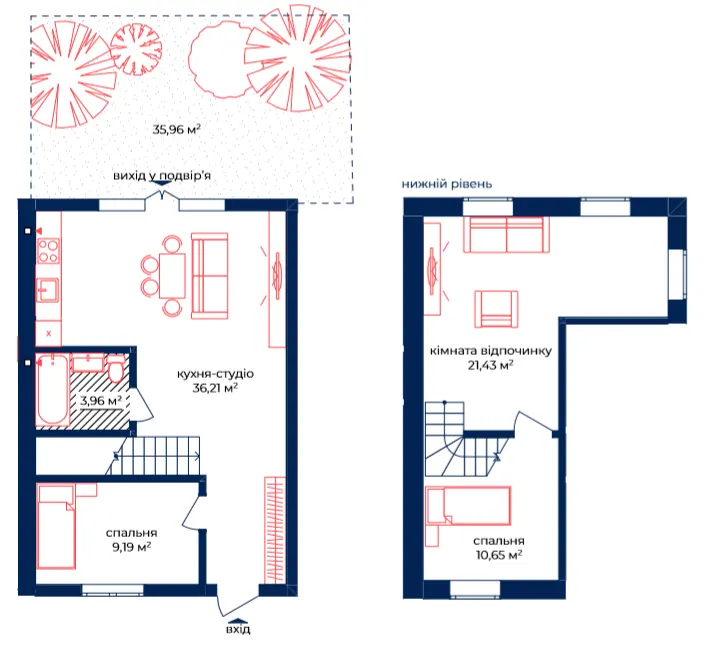 Клубний будинок Liverpool House — 81.4 м²