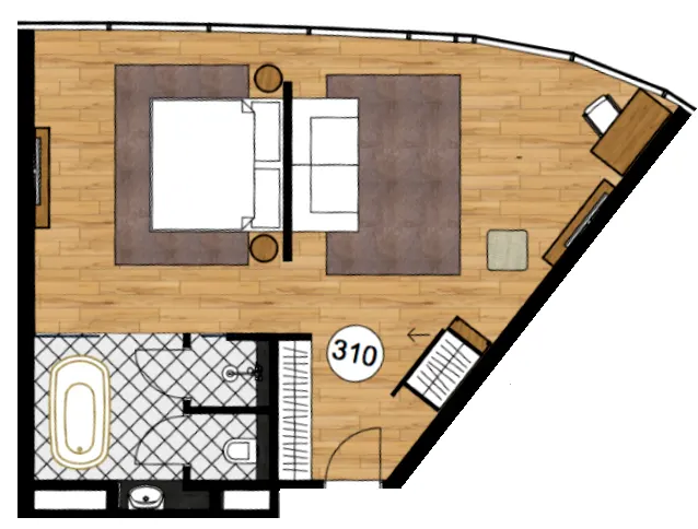 Апарт-комплекс Яремче — 51 м²