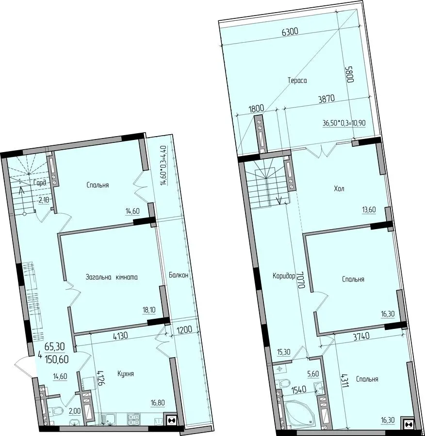ЖК Comfort Hall — 150.6 м²