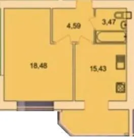 ЖК Курортний — 42 м²