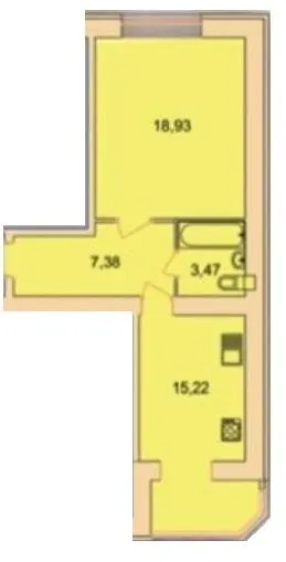 ЖК Курортний — 45 м²