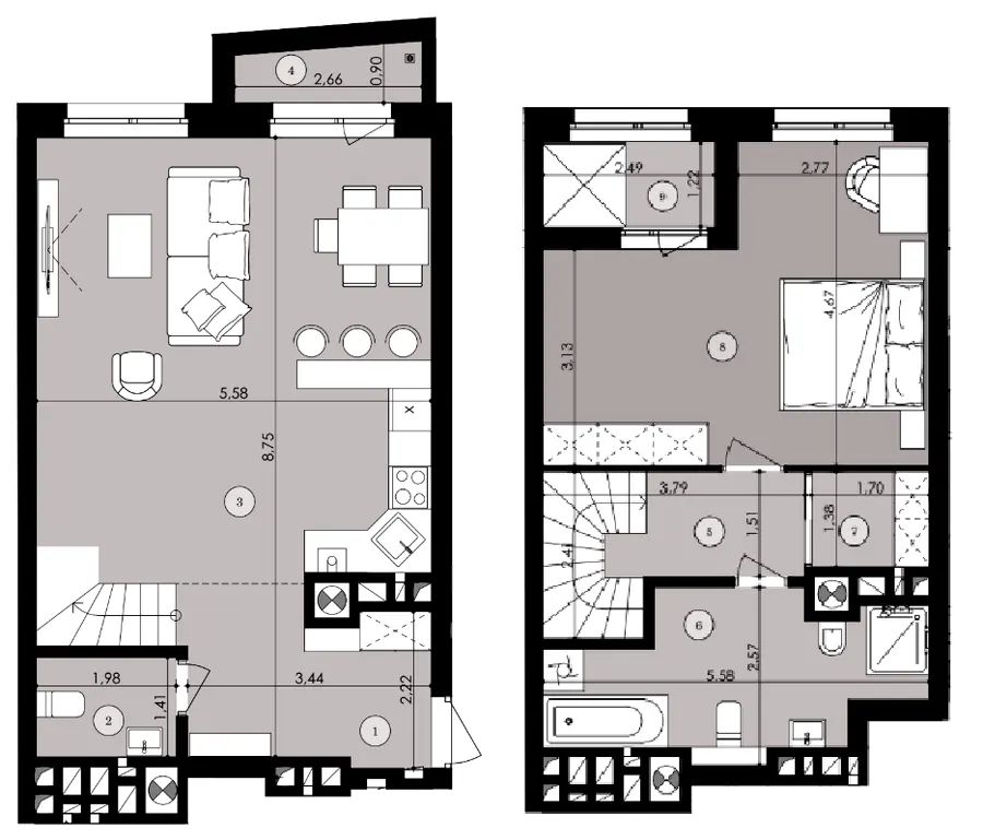 ЖК Парк Арена — 85.6 м²