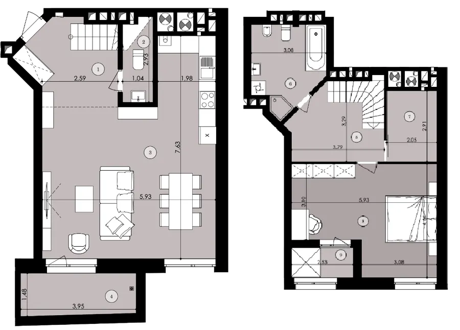 ЖК Парк Арена — 95.7 м²