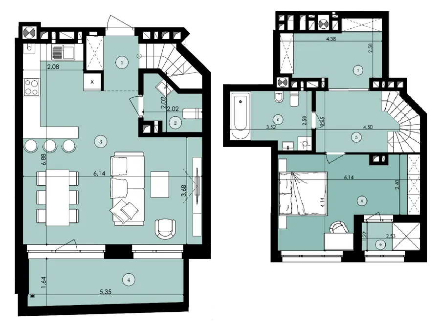 ЖК Парк Арена — 90.2 м²