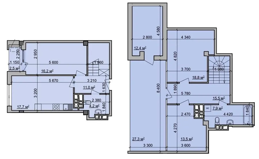 ЖК Октава — 126.7 м²
