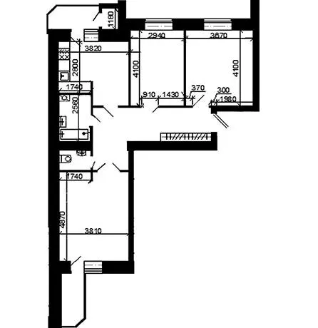 вул. Тролейбусна, 4 — 82.3 м²